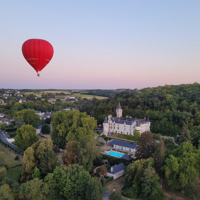 Vuelo privado en globo aerostático en Anjou los 7 días de la semana