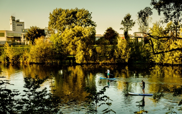  Paisaje alrededor del stand-up paddle 