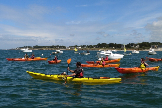  Kayak de mar en grupo 