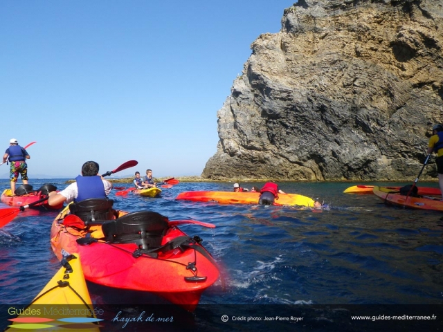  Kayak de mar en grupo 