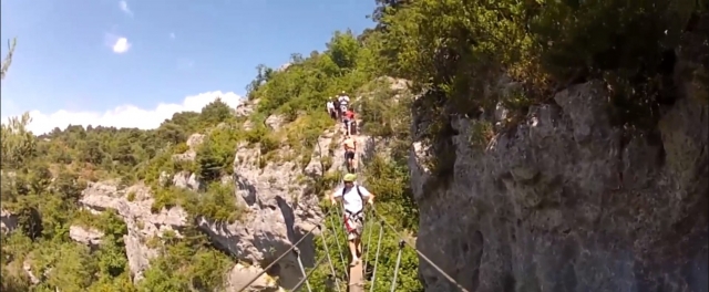 Camicrema vertical en el Ravin de Saint-Marcelin 