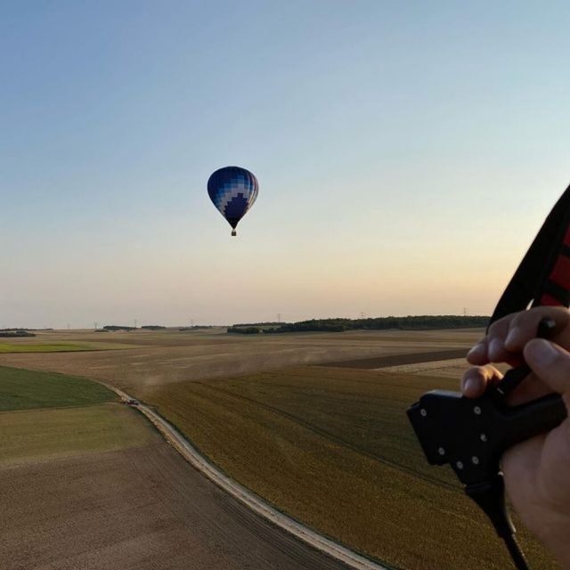 Vista panorámica del paramotor 