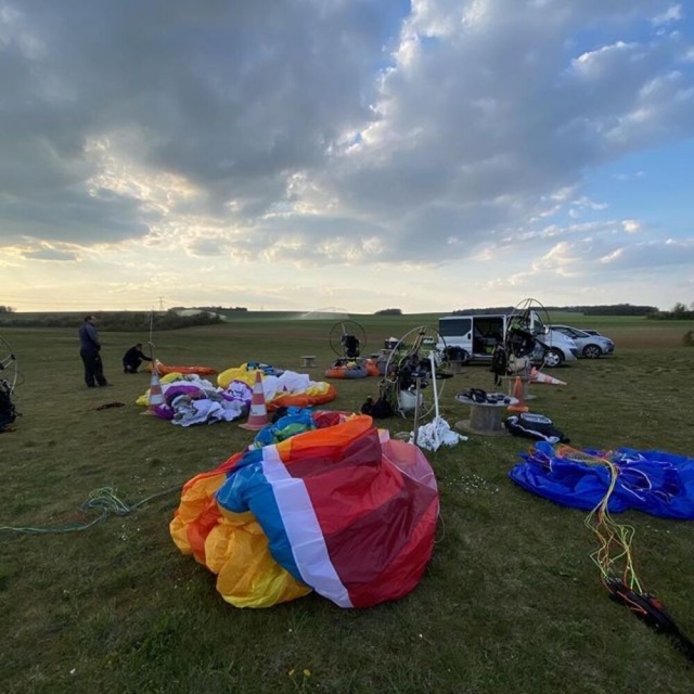  Preparación para el vuelo.