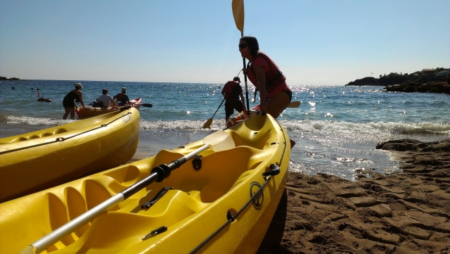 Preparándose para embarcar