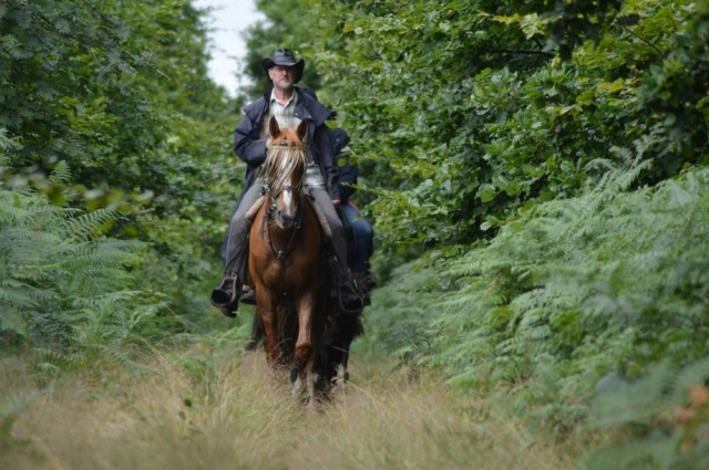 Un instructor acompañanle