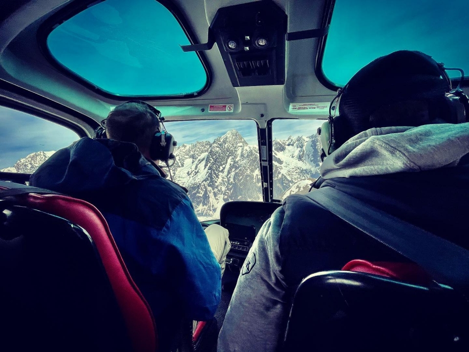 Vuelo sobre los Alpes 
