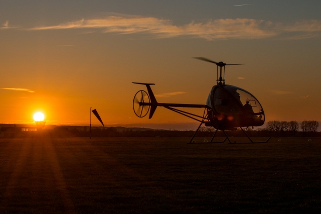  Bautismo de la zona a bordo de un helicóptero 