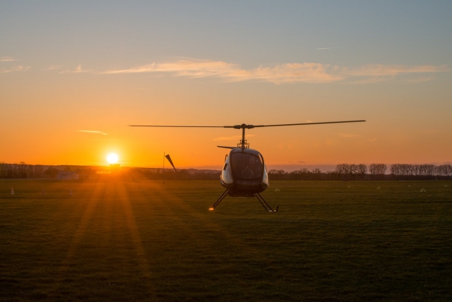  Vuelo al atardecer