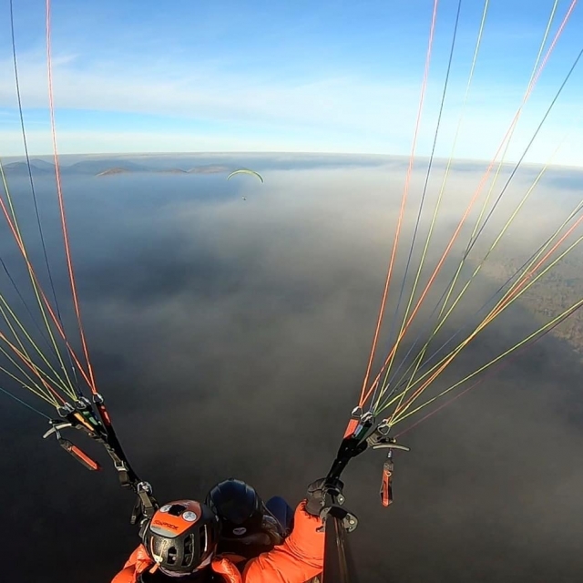 Acrobacia aérea en parapenle Puy de Clierzou 12-17 minutos