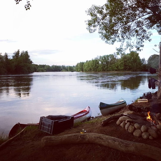  El lago al atardecer