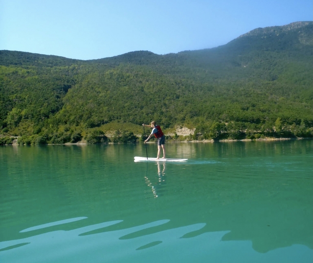  SUP en Lac de Castillon 