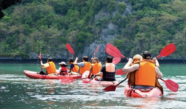 Kayak de mar en el Var 