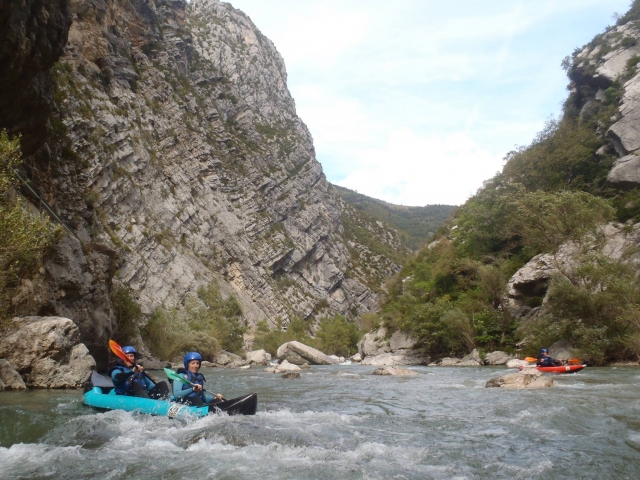  Cano-Raft en las Gargantas del Verdon 