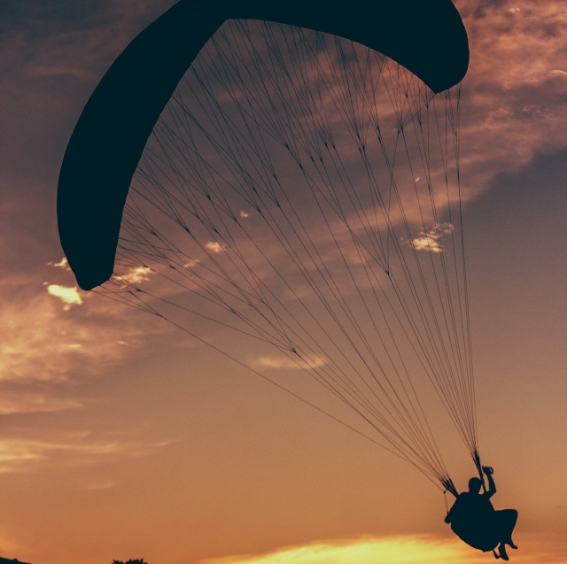 A bordo del parapenle 