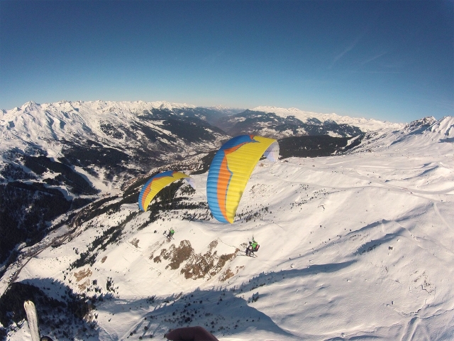  Vuelo sobre La Savoir en invierno 