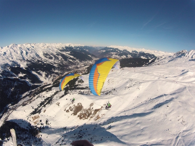  Descenso en parapenle dúo