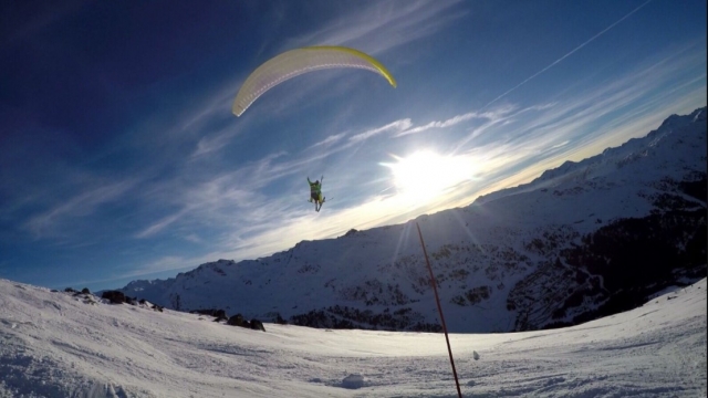 Gane altitud sobre Courchevel
