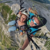 Vuelo óptimo en parapente en Saulire + vídeo - 20 minutos