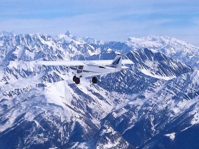  ULM sobre los Altos Alpes 