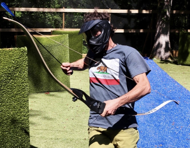 Actividad de jalo con arco 