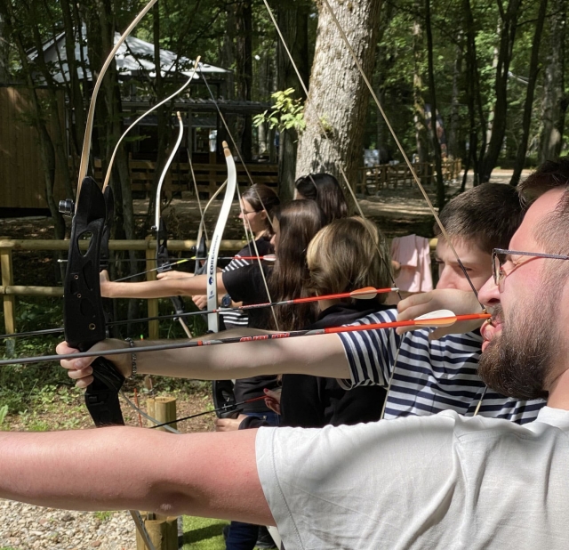  Práctica de jalo con arco 