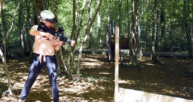 Sesión de laser tag en Curley Forest - 15 minutos