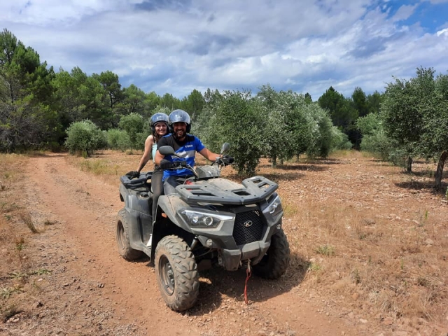  Excursión en cuatrimoto biplaza 