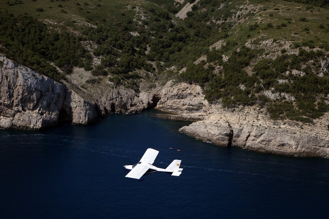  Vuelo sobre el Mediterráneo 