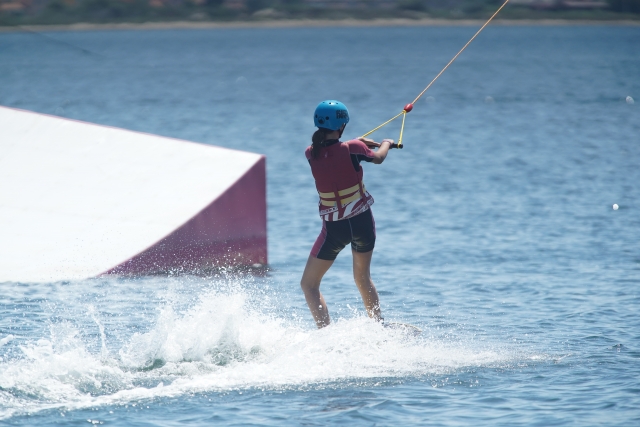  Wakeboard en el estanque de Leucale 