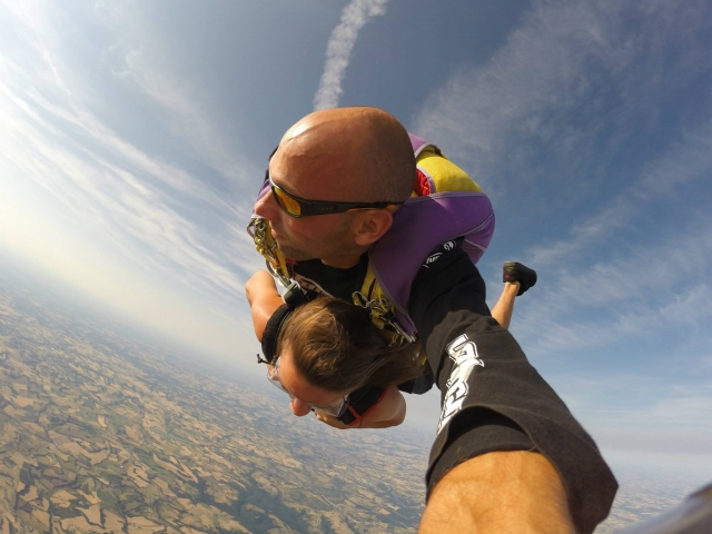  Salto en paracaídas tándem 