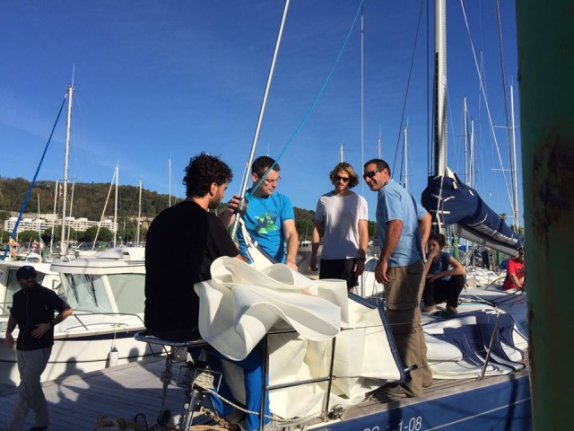  Preparación del velero