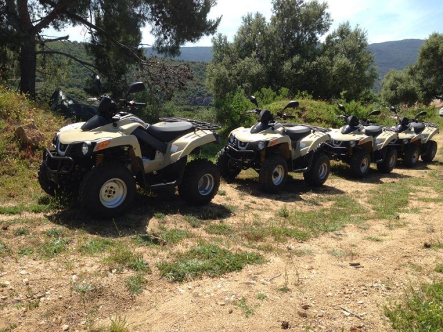  Ruta en grupo a partir de 4 quads 