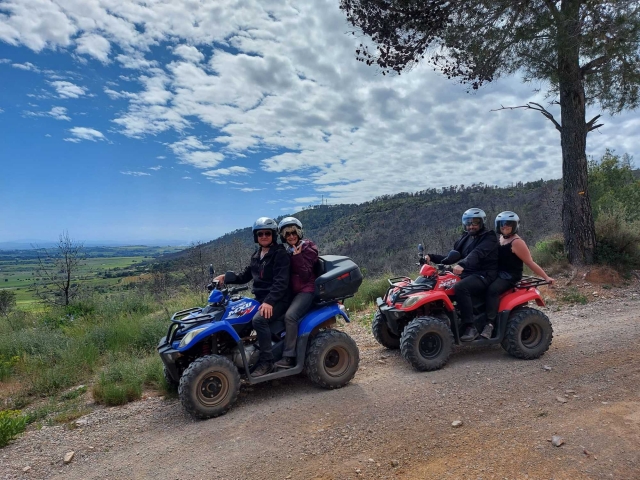  Cuatrimoto en los senderos de Minervois 