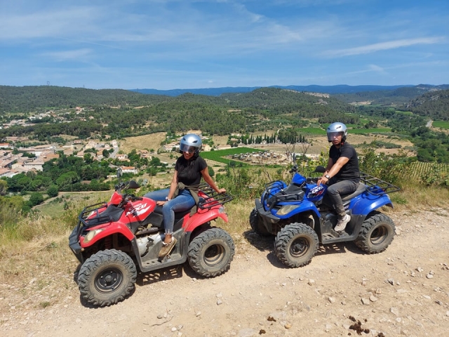  Aventura en cuatrimoto en Argeliers 