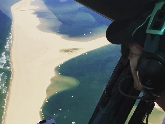 Descubrimiento de los panoramas de la Gironda en helicóptero