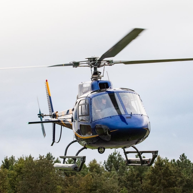 Despegue inminenle del helicóptero