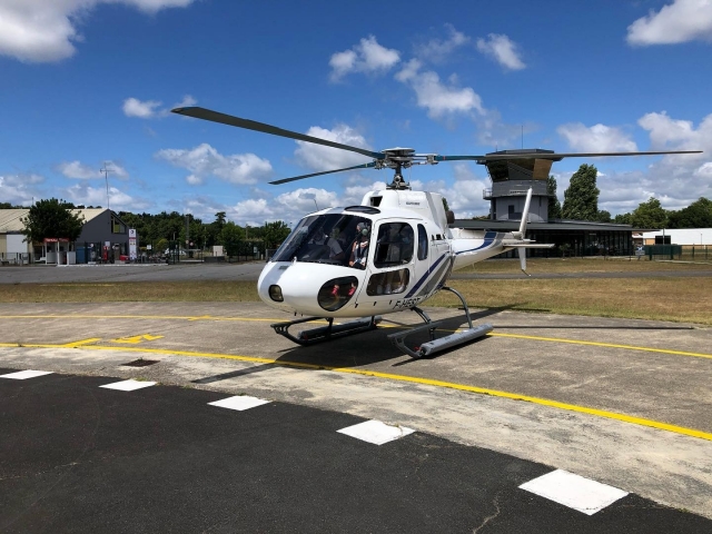 En la base de despegue