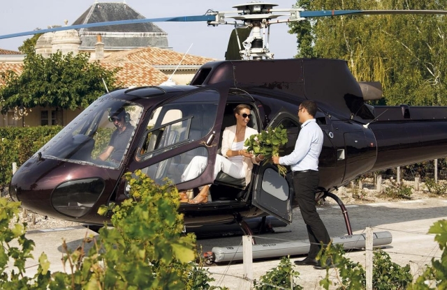 Una agradable sorpresa en helicóptero