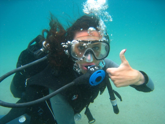 Bautismo de buceo en los Pirineos Orientales 