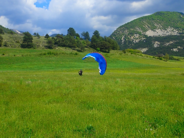  Aterrizaje en parapenle 