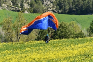 Vuelo de descubrimiento en parapente en el Verdon 15m +Vídeo