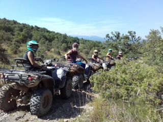 Descubrimiento de los alrededores de Alès en cuatrimoto 1h30