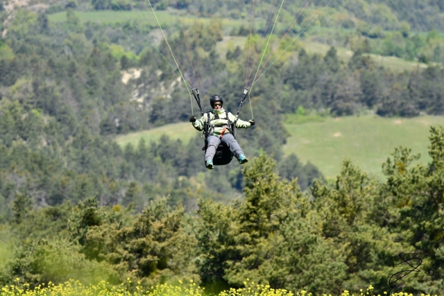  Vuelo sobre los bosques de Barrême 