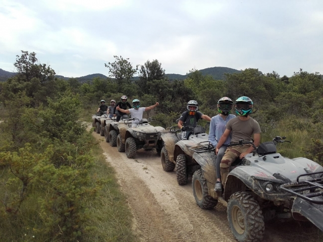  Día en cuatrimoto en Ardèche 