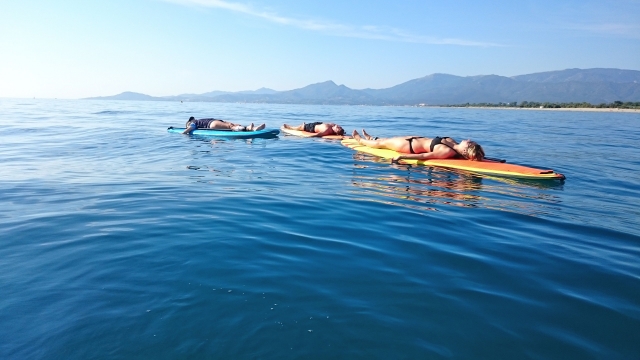  Relajación en la tabla de Stand Up Paddle 
