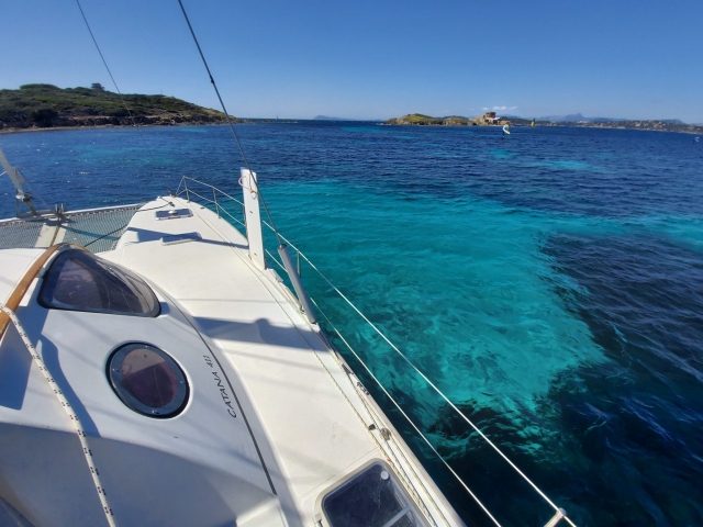  Vista panorámica a través del barco 