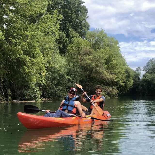  Kayak biplaza para amigos 
