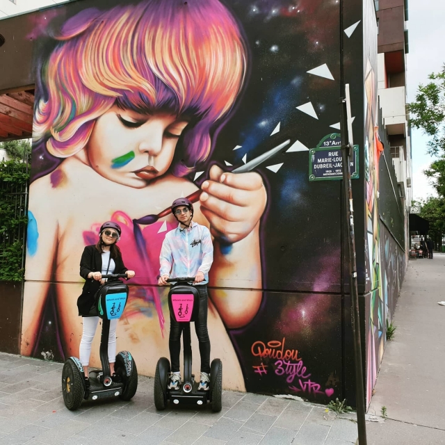 Marco de un cuadro en rue Dubreuil 