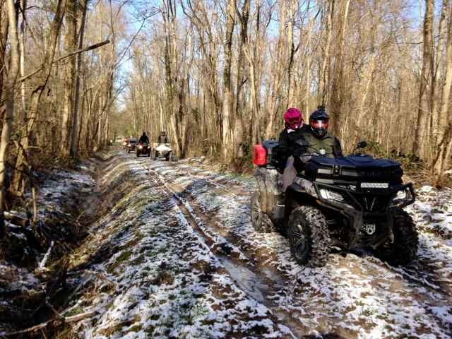  Ruta en cuatrimoto en invierno 