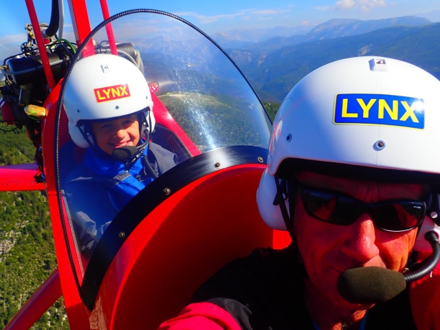 Vuelo sobre las gargantas del Verdon en autogiro 1 hora